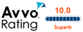 AVVO Super Lawyer Highest Rating 10/10