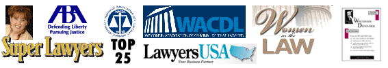Attorney Tracey A. Wood, Wisconsin Super Lawyers, Women in Law, Top 25 Women In Law, Wisconsin Association of Criminal Defense Lawyers President, National College for DUI Defense Board of Regents, American Bar Association